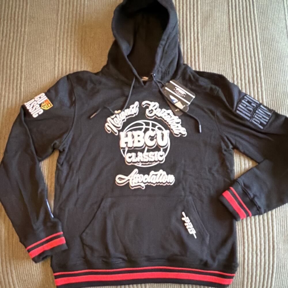 Pro Standard NBA All-Star 2025 HBCU Classic Black/Red Pullover Hoodie Size L